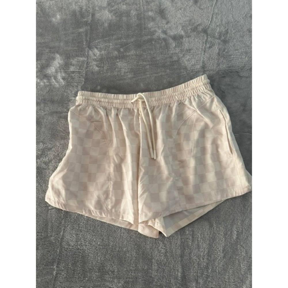 NWT Hurley Exist Checkerboard Shorts Women's S Pull-On Pockets
